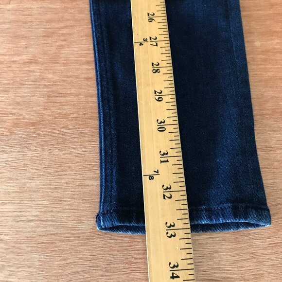 Rag & Bone Capri Skinny Jeans Women 27 Blue Mid Rise Stretch Preppy Dark Wash - Picture 6 of 13